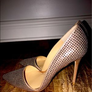 Imagine Vince Camuto rose gold studded slip on